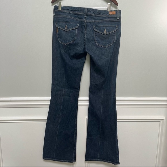PAIGE Pico Dark Blue Flare Jeans 31 - Picture 2 of 9